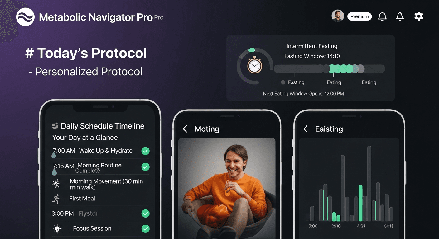Metabolic Aide — personalized health protocol dashboard